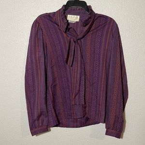 Vintage women’s size 12 DonnKenney DK Gold blouse